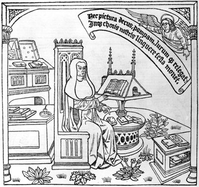Illustration for the Danse Macabre, Published Paris, 1485 by Guy Marchant
